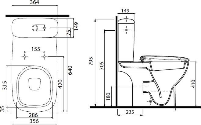 Унитаз-компакт Kolo Style L29001000