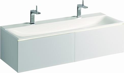 Раковина 140 см Geberit Xeno² 500.277.00.1, белый