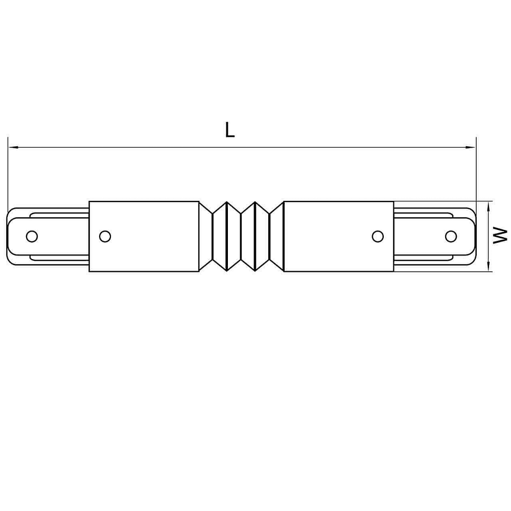 Коннектор гибкий Lightstar Barra 502156