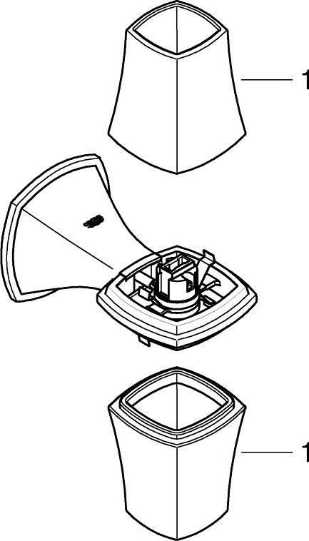 Настенный светильник Grohe Grandera 40661IG0