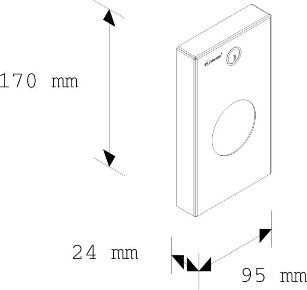 Диспенсер для гигиенических пакетов Merida Stella GSM002 матовый