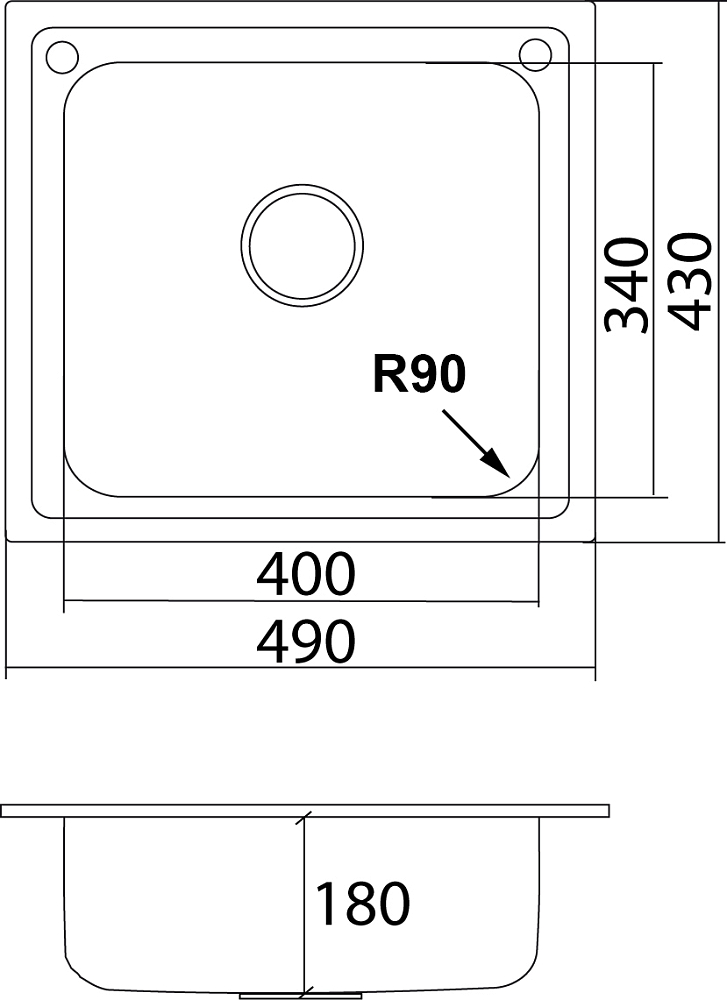 Кухонная мойка Oulin OL-203