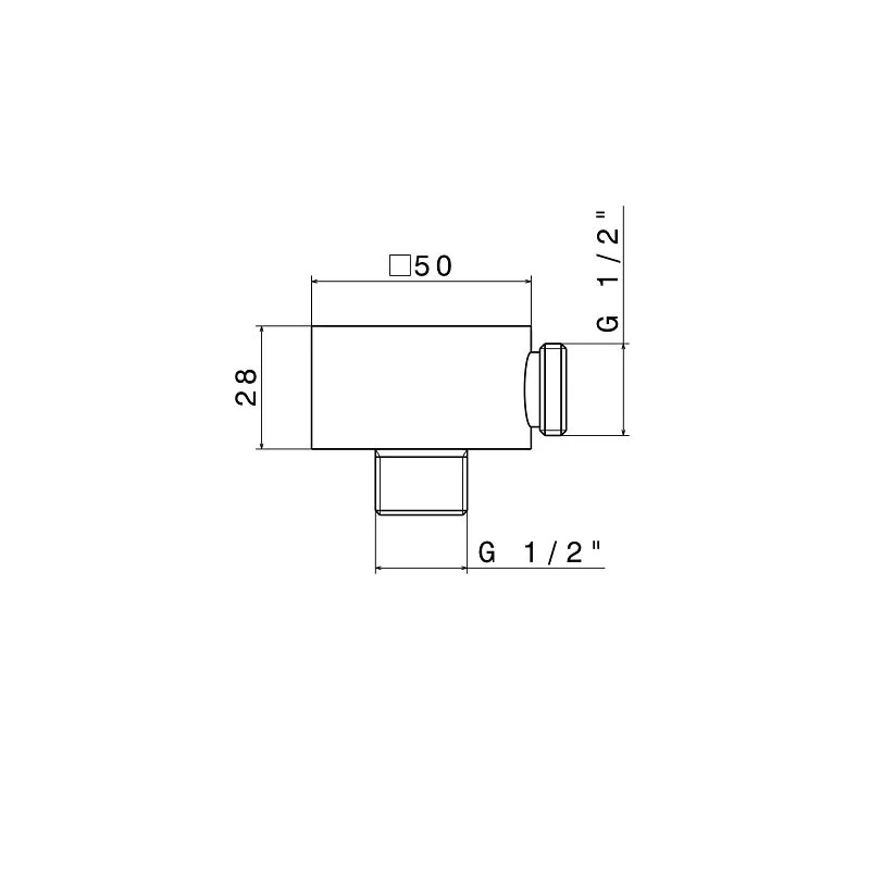 Шланговое подключение  Kerama Marazzi Futura 5699KM.21.018 хром