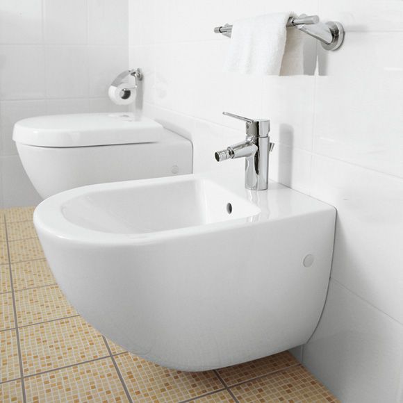 Подвесное биде Villeroy & Boch Subway 2.0 5400 00R1, белый