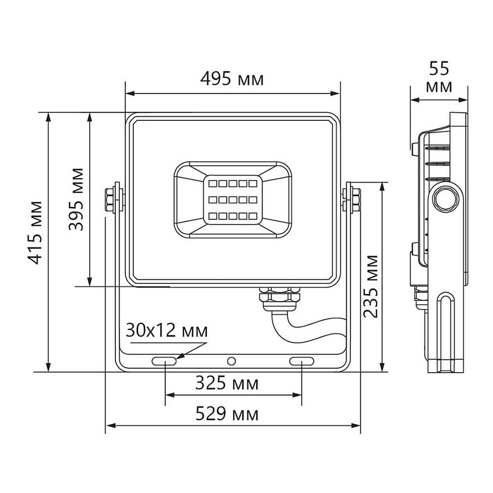 Светодиодный прожектор Feron LL-926 300W 6400K 29501