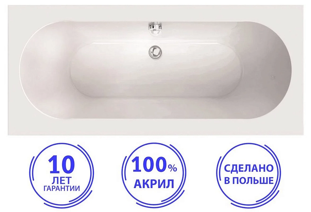 Акриловая ванна C-Bath Cora CBQ001001 белый