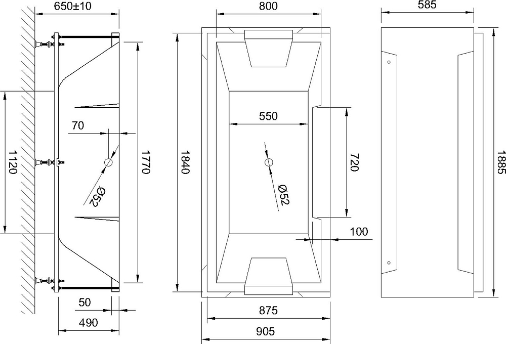 Акриловая ванна Royal Bath Triumph 185х87 RB 665102 RB665102SB