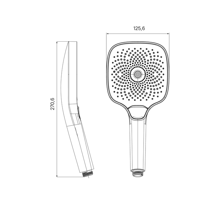 Душ ручной Iddis SpaHome SPA3FSCi18 хром