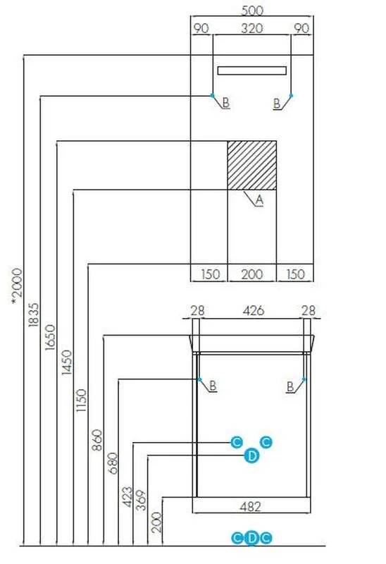 Тумба с раковиной Aquaton Йорк 1A1709K2YOAY0 белый