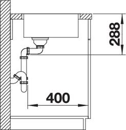 Кухонная мойка Blanco Zerox 700-IF 523099 нержавеющая сталь Durinox