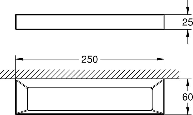 Полотенцедержатель Grohe Selection Cube 40766000