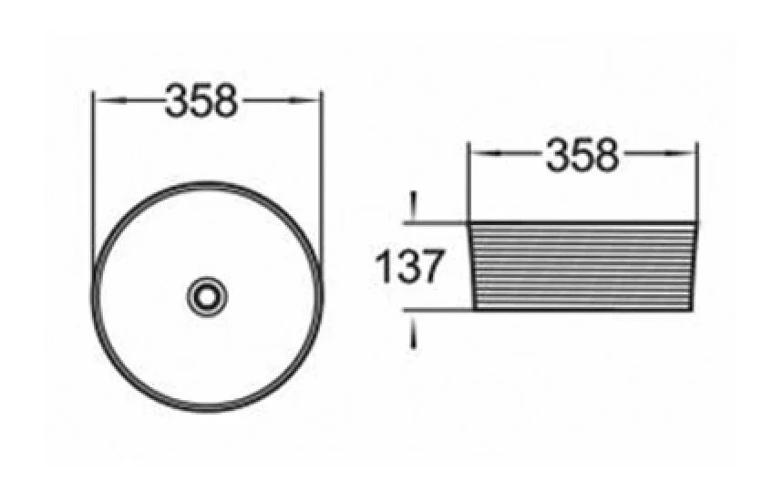 Раковина накладная Comforty 4148754 белый