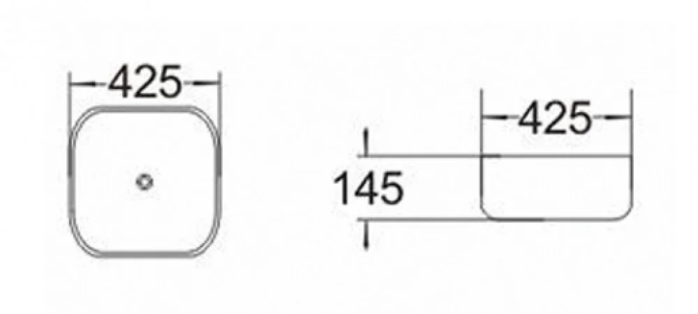 Раковина накладная Comforty 4150367 белый