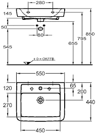 Раковина 55 см Geberit (Keramag) Renova Nr. 1 Plan 222257000, белый