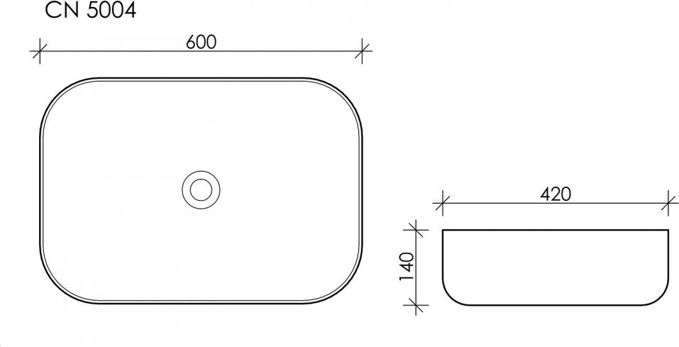Раковина Ceramica Nova Element CN5004