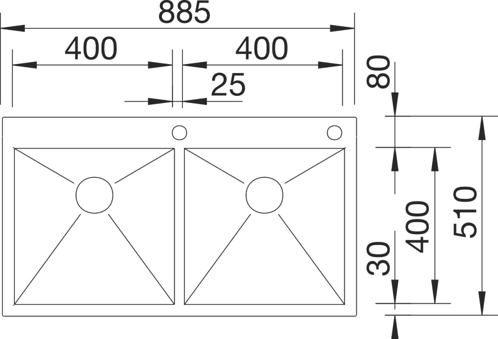 Кухонная мойка Blanco Zerox 400/400-IF/A 521648