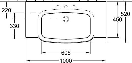 Тумба под раковину Misty Рафаэль Л-Раф01100-3912Я 100 см