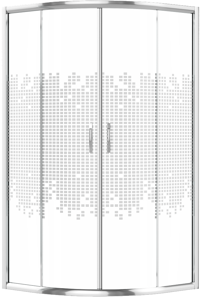 Душевой уголок DIWO Архангельск 90х90, профиль хром глянец