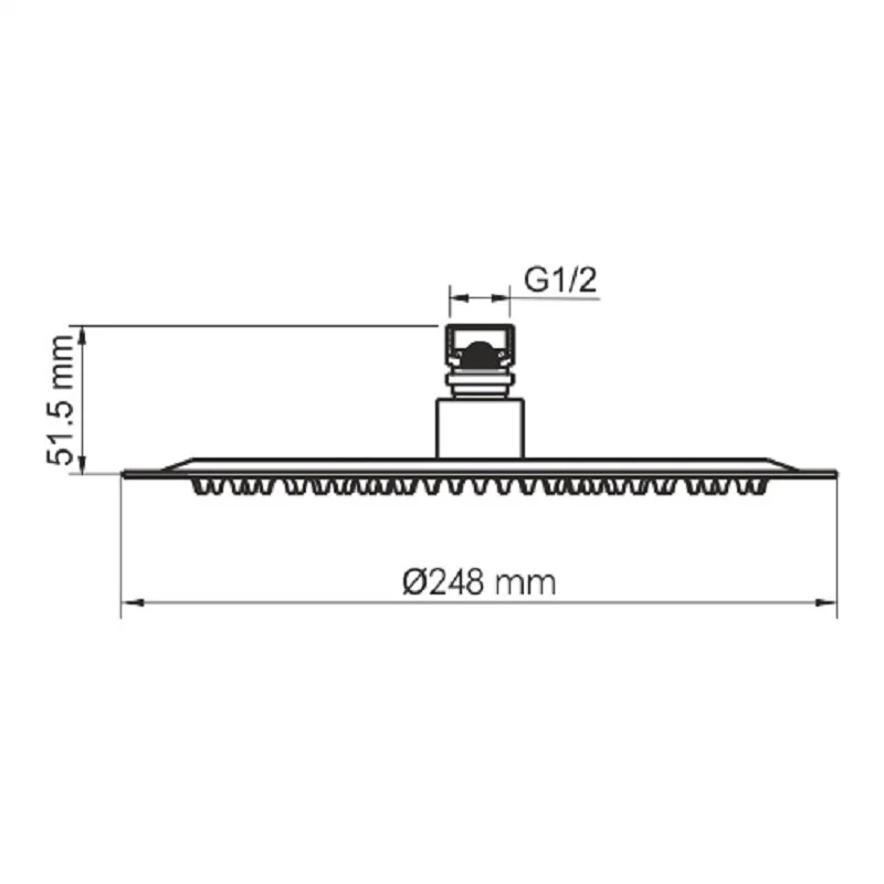 Душевая система WasserKRAFT Sauer 7100 А71183 золото