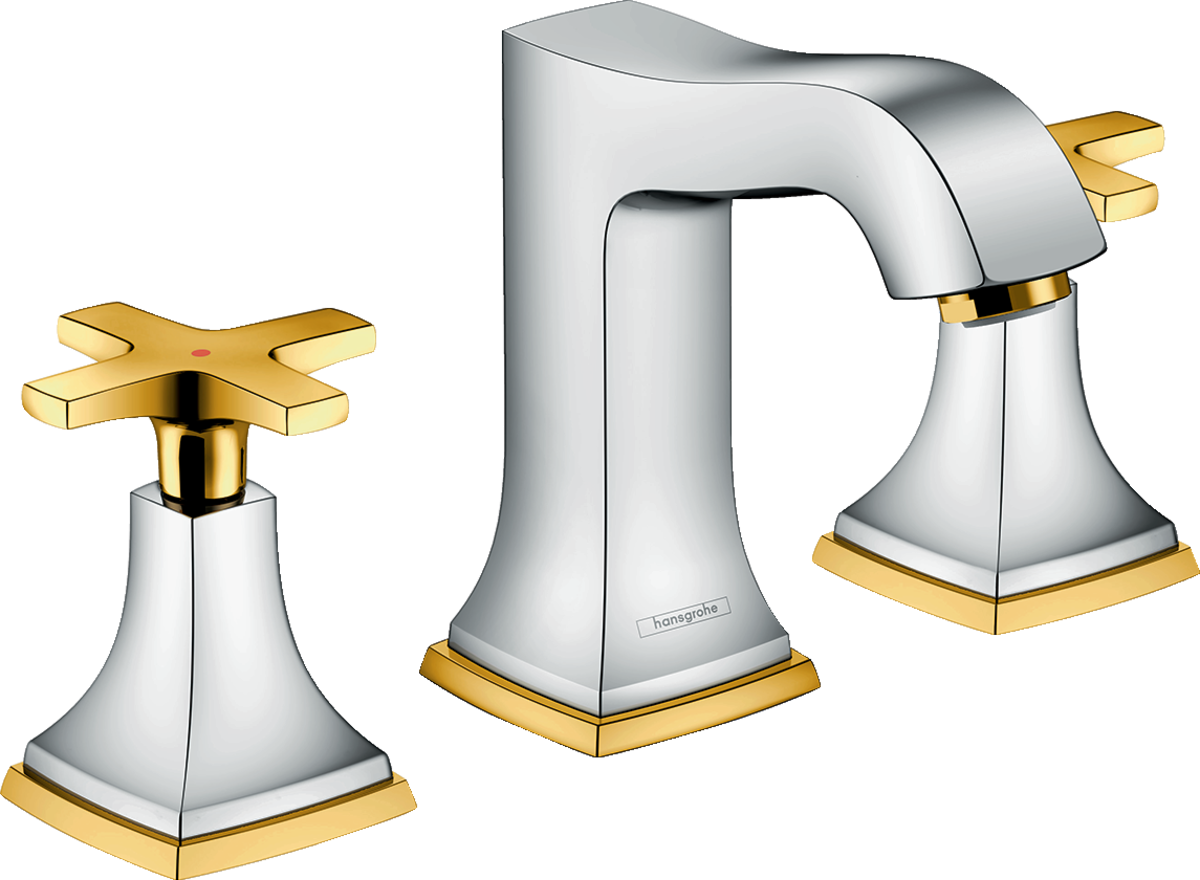 Смеситель для раковины Hansgrohe Metropol Classic 31306090, хром золото