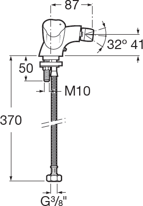 Смеситель для биде Roca Brava 5A6130C00