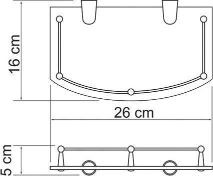 Полка Wasserkraft K-588