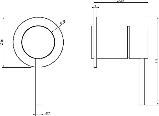 Смеситель для душа Gessi 316 Shower 54019#299, black XL