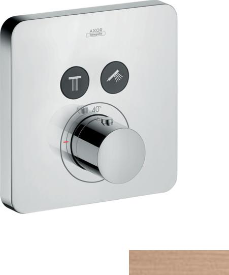 Термостат для душа Axor ShowerSelect 36707310, красное золото