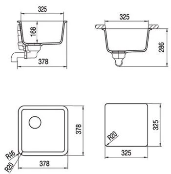 Кухонная мойка Schock Solido 700429 черный