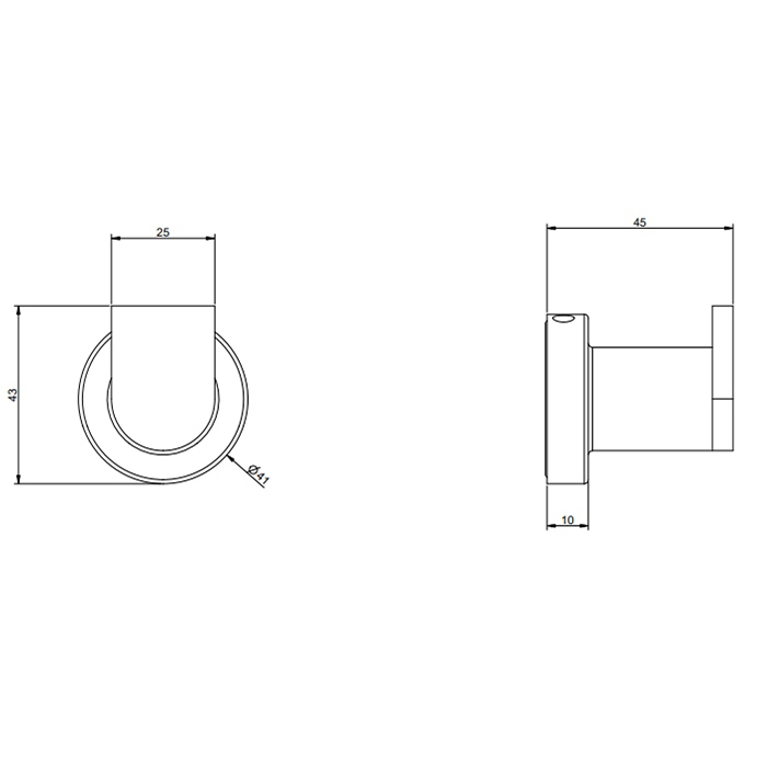 Крючок Gessi Emporio 38921#299 черный