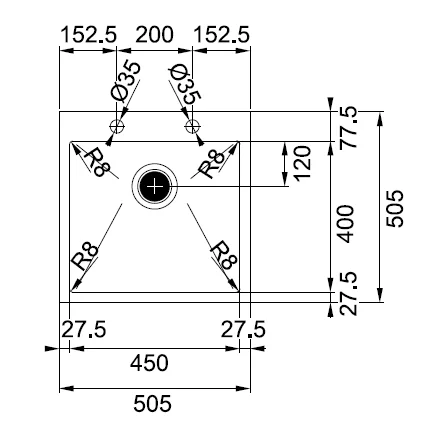 Кухонная мойка Franke Planar 127.0203.475 серый