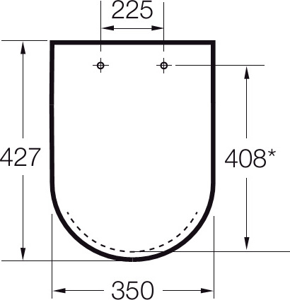 Крышка-сиденье Roca Gap Clean Rim 801730004 петли хром