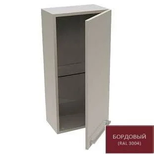 Шкаф-пенал De Aqua Токката 167515 RAL3004 бордовый