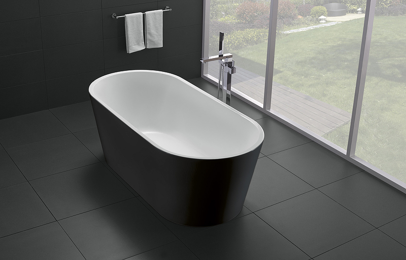 Акриловая ванна BelBagno BB71-1700-NERO-W0 170x80, черный