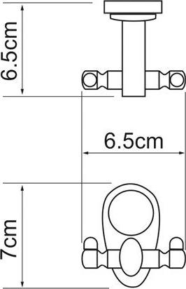 Крючок двойной Wasserkraft Main 9223