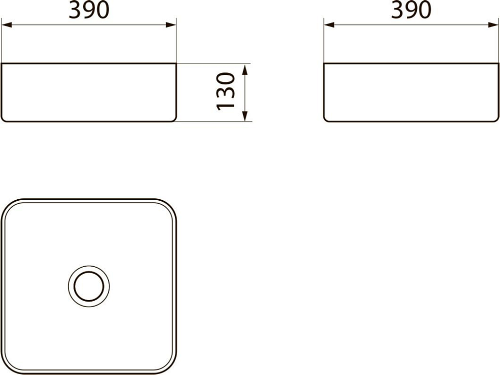 Умывальник Point Меркурий 40 PN43831, белый