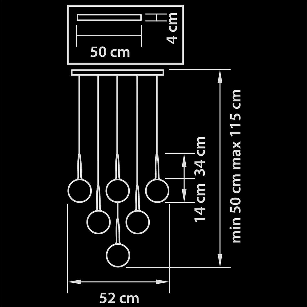 Подвесная люстра Lightstar Simple Light 803100