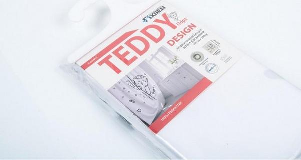 Шторка для ванной Fixsen Teddy FX-2505 белый