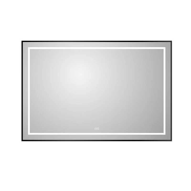 Зеркало BelBagno Kraft SPC-KRAFT-1200-800-LED-TCH-WARM-NERO черный