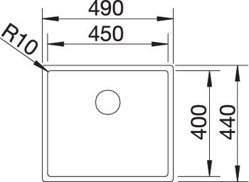 Кухонная мойка Blanco Claron 450-IF 521574