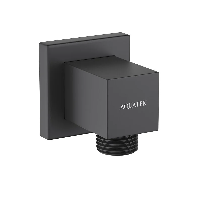 Шланговое подсоединение Aquatek AQ2458MB, цвет черный матовый