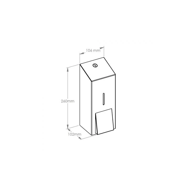 Дозатор для жидкого мыла Merida Stella DSP106 хром