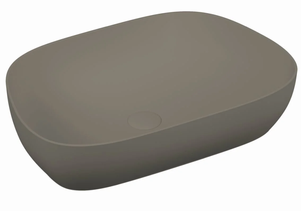 Раковина накладная VitrA Outline 5993B450-0016 серый