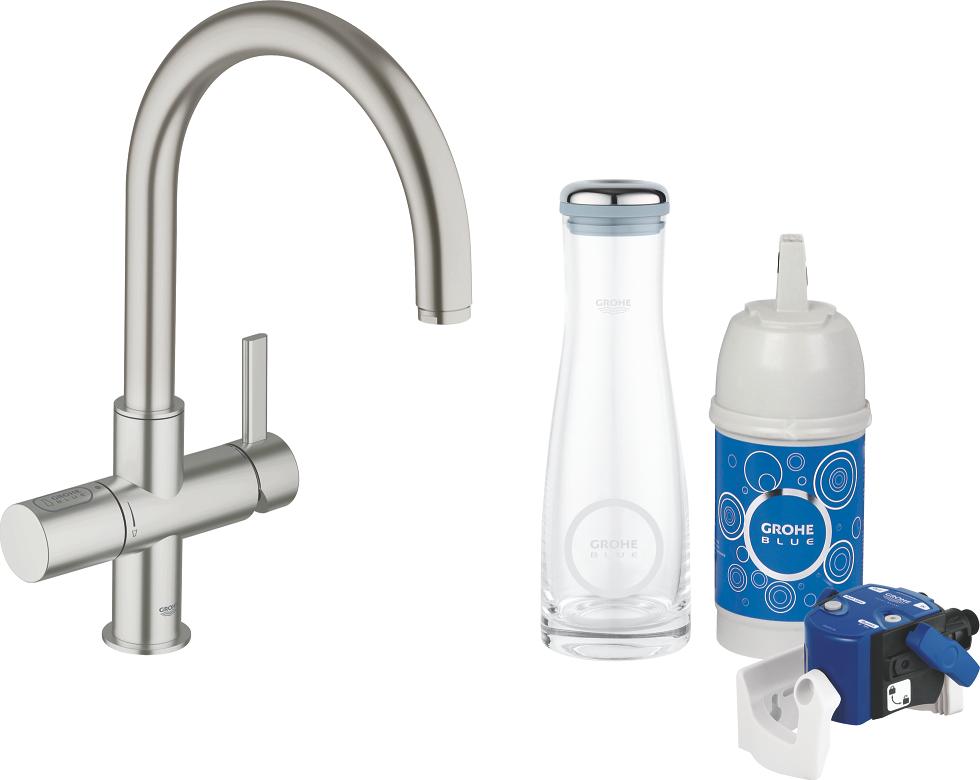 Смеситель для кухонной мойки Grohe Blue 33249DC0