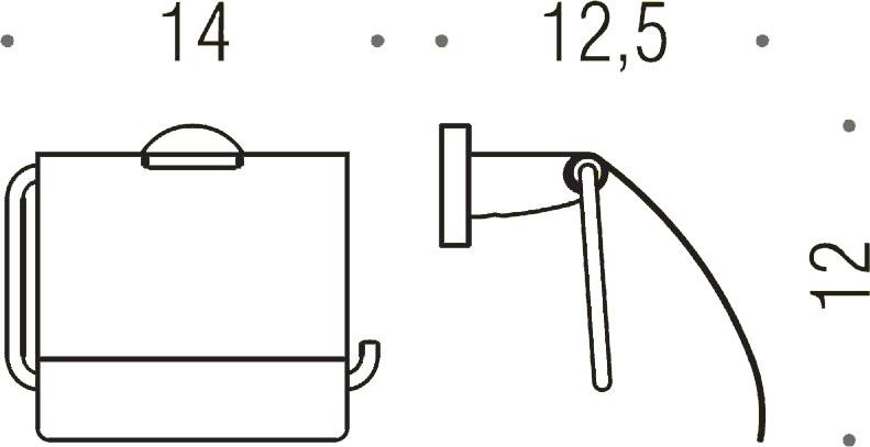 Держатель туалетной бумаги Colombo Design Basic В2791