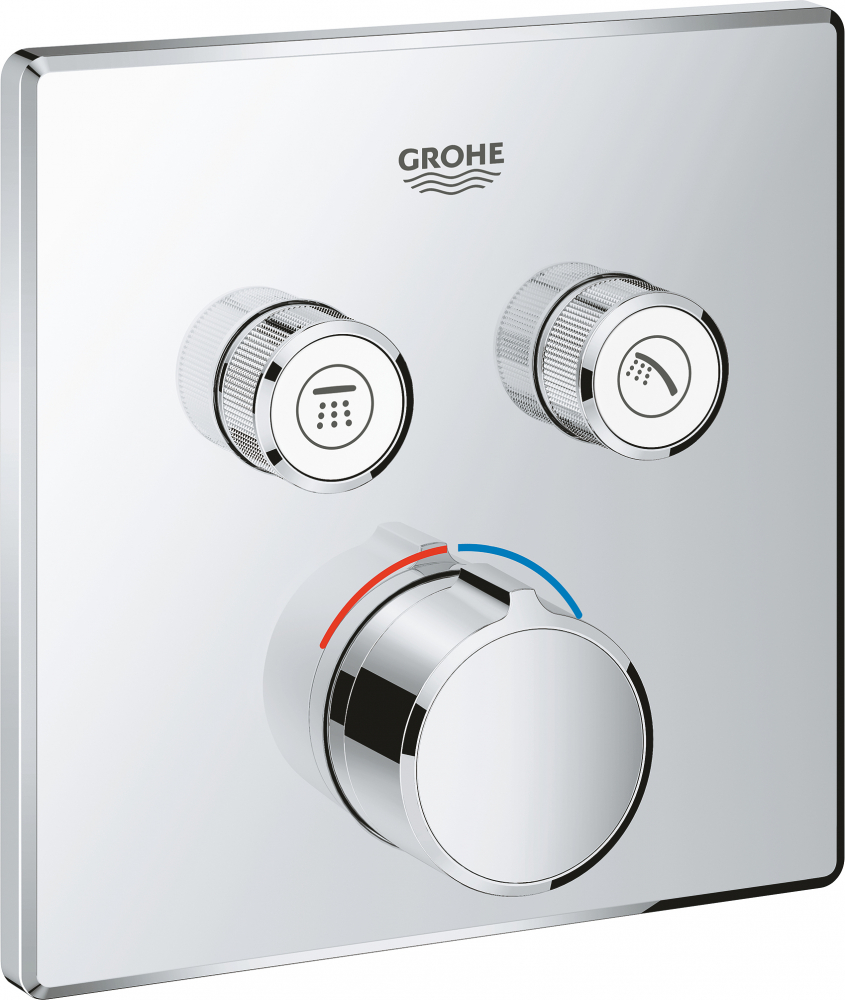 Однорычажный смеситель для ванны Grohe Grohtherm SmartControl 29148000