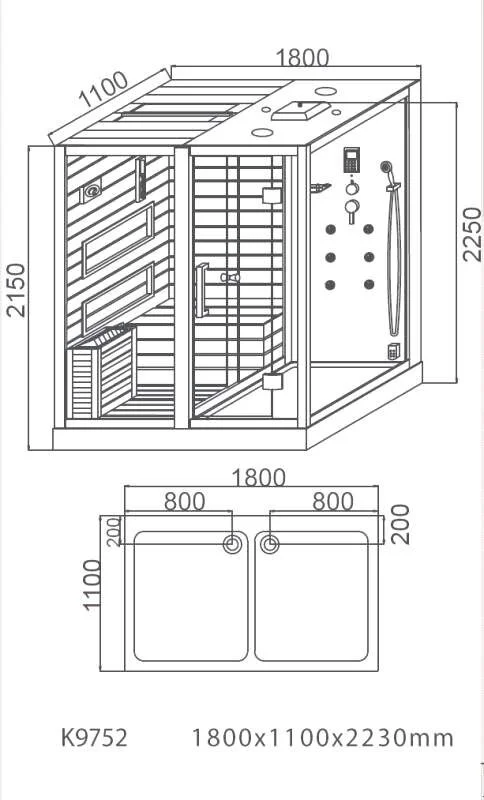 Душевая кабина Cerutti Spa CT8350