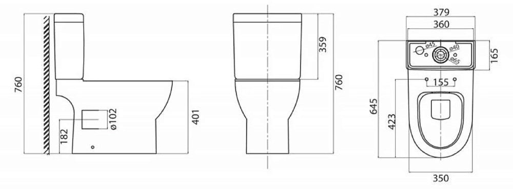 Напольный унитаз BelBagno Steam BB130CPR с бачком BB130T