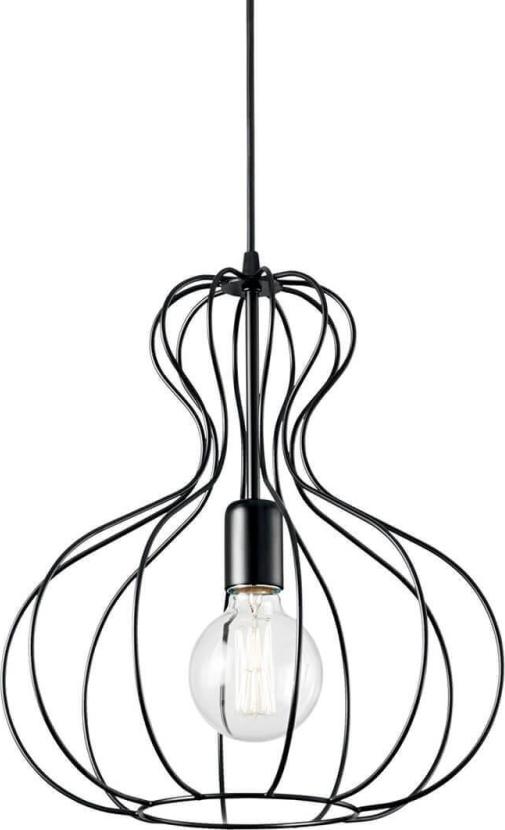 Подвесной светильник Ideal Lux Ampolla-1 SP1 Nero 148502