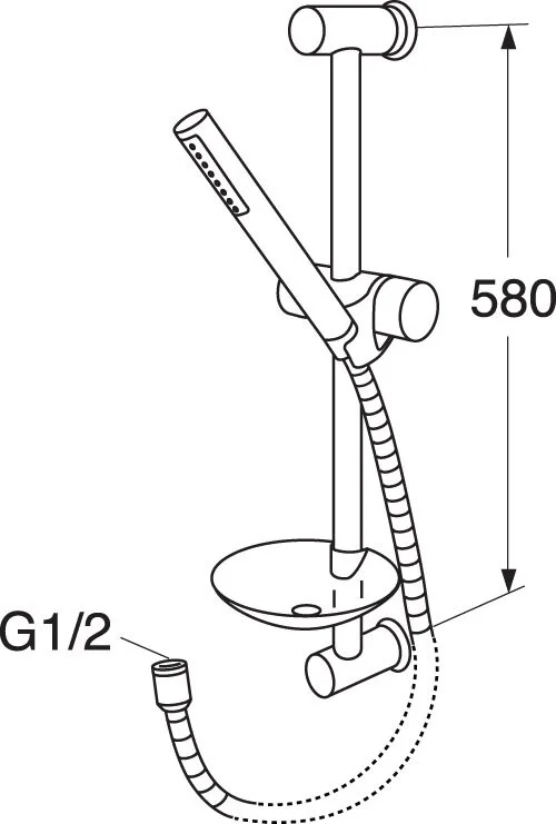 Душевой гарнитур Gustavsberg Skandic 4110325500